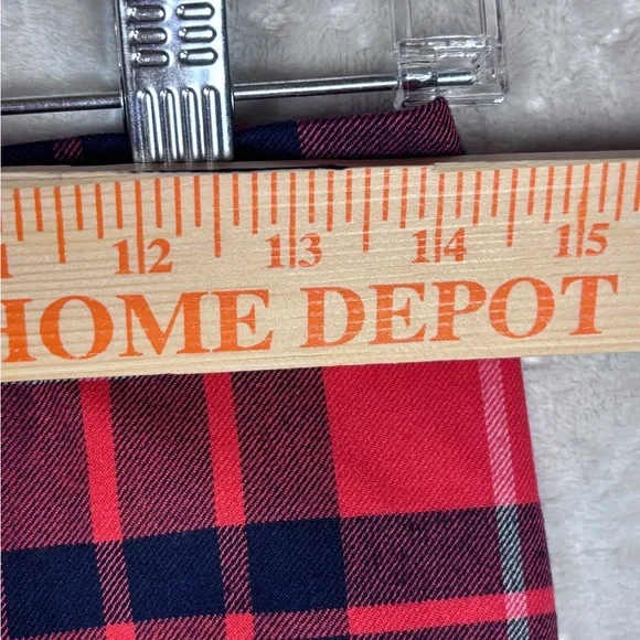 J.Crew Red Tartan Plaid Wool‑Blend A‑Line Mini Skirt Size 0 - Picture 4 of 10